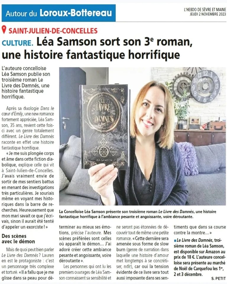 Léa Samson dans la presse