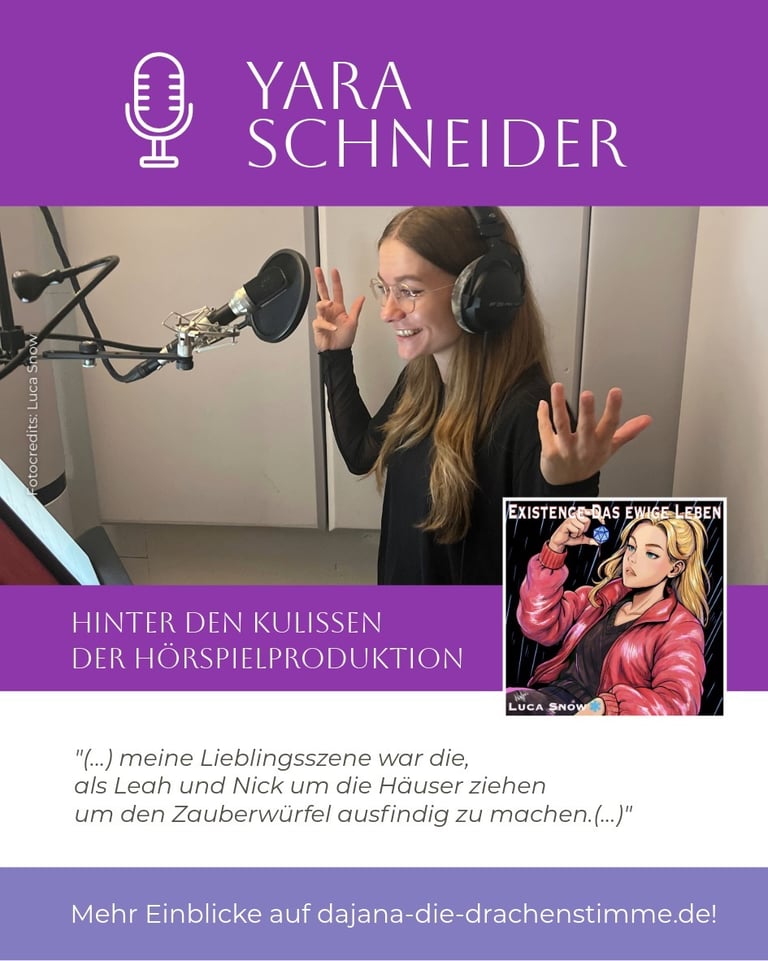 Yara Schneider - Lieblingsszene vom Hörspiel "Existence" von Auto Luca Snow