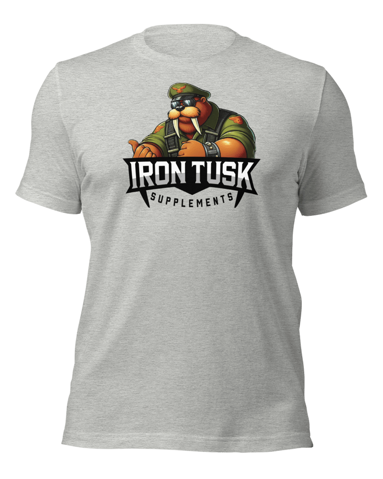 Iron Tusk Tactical Workout Clothing – Gray T-Shirt
