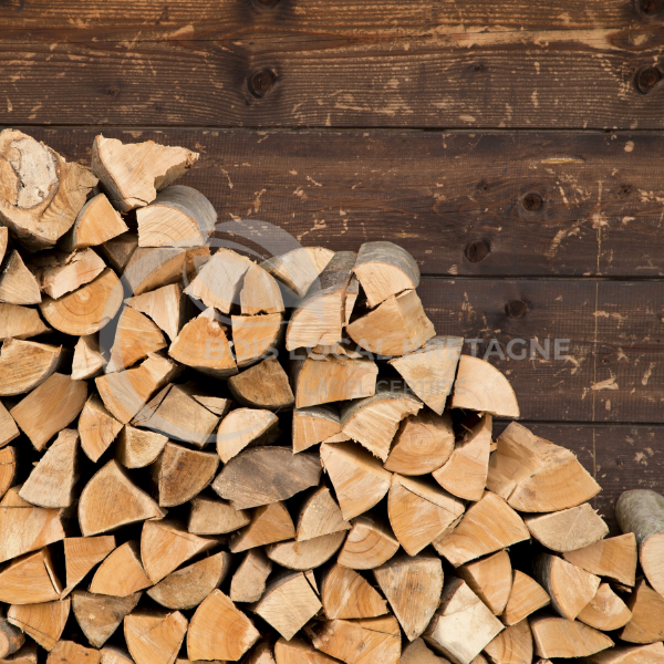 un tas de bûches empilées les unes sur les autres