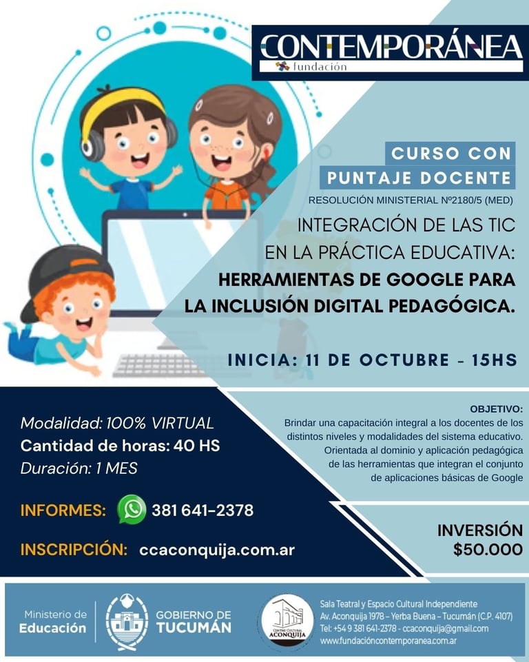 Integración de las TIC en la práctica educativa.