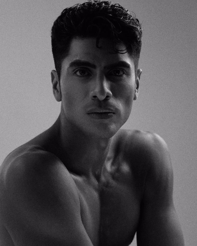 Dany Peña black and-white portrait