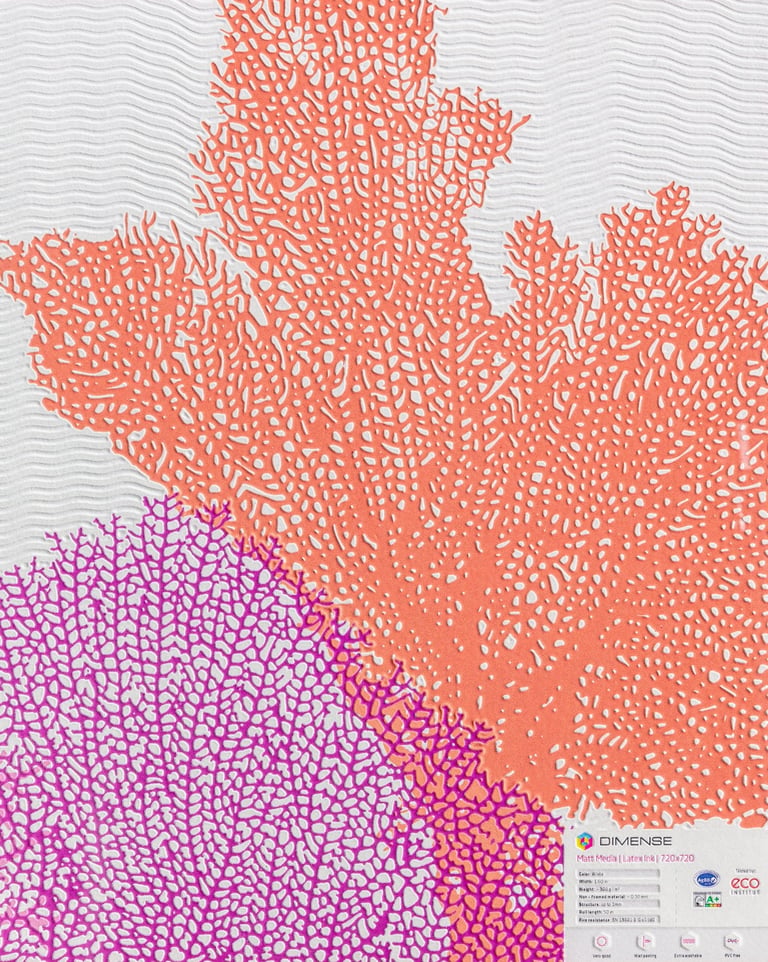 Close-up of Coral texture on Dimense Media Matt