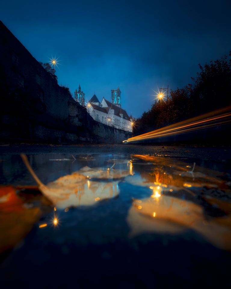Paysage urbain graphique et architectural par David Keochkerian