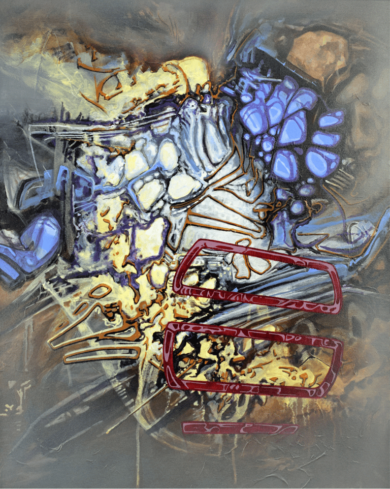 Abstract painting by Eric Stiles
