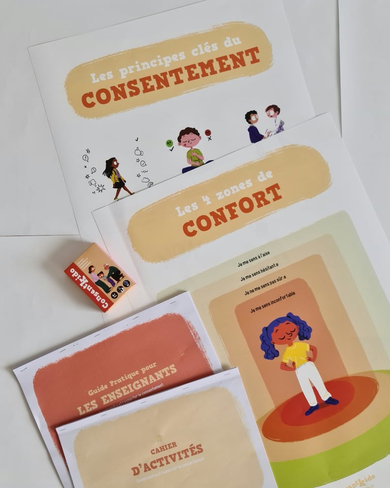 Kit pédagogique enseignants jeu consentement