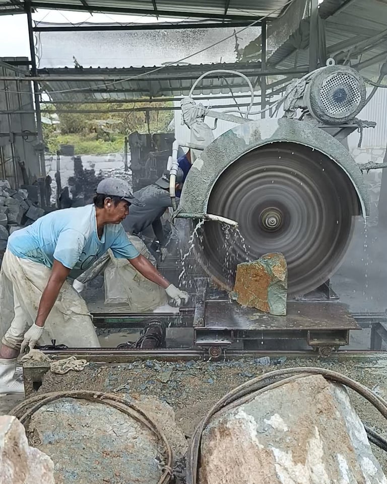 Sukabumi stone factory