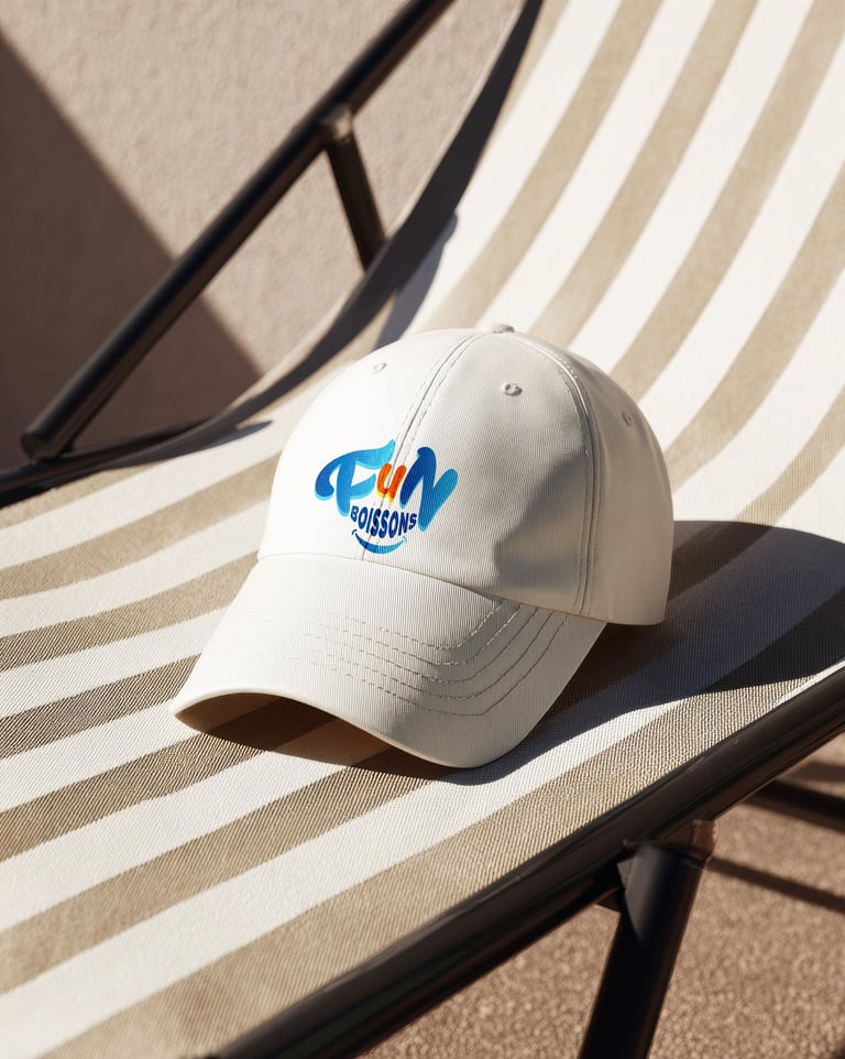 Impression d'un logo sur une casquette