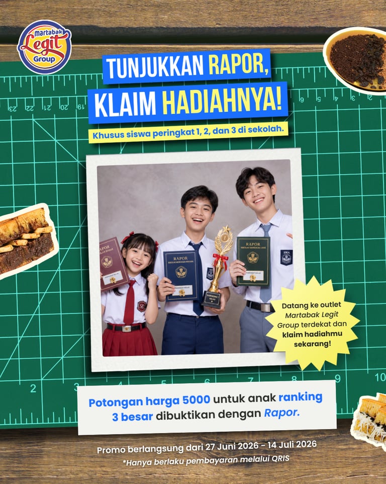 promo anak berprestasi di Martabak Legit Group