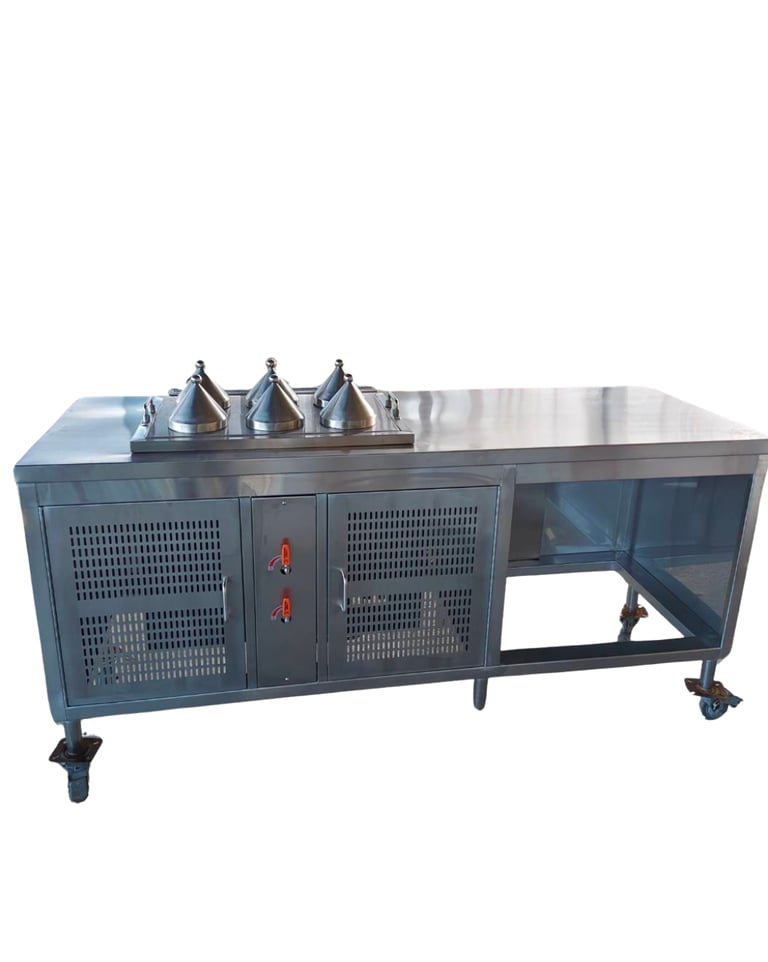 Ingredients Boiler 6 Holes เตาต้มสมุนไพร/ขนมหวาน สแตนเลส 304 Made to Order