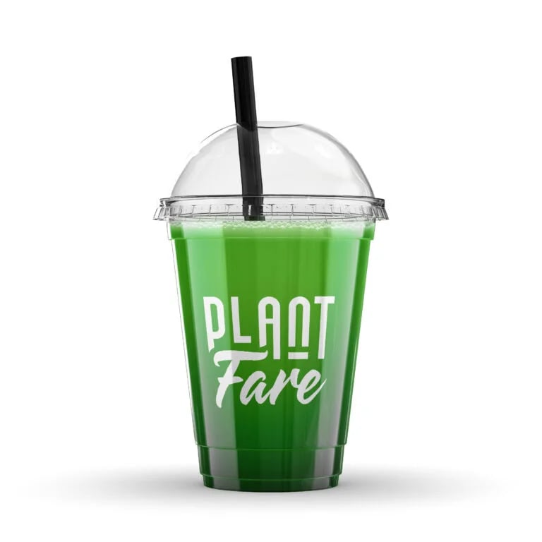Vibrant and organic brand identity for Plant Flare Nutrition, promoting health and wellness..