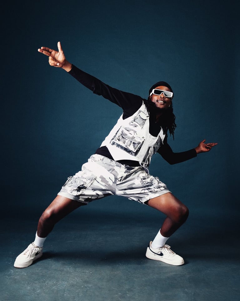 Dancehall teacher at TheOne Studios Nairobi, Junia posing