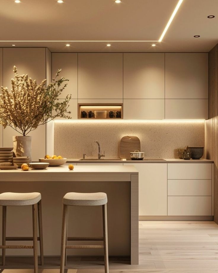 asma tavan ve aydınlatma uyumlu tavan tasarımı