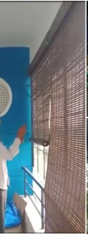 PVC roller blinds for outer balcony