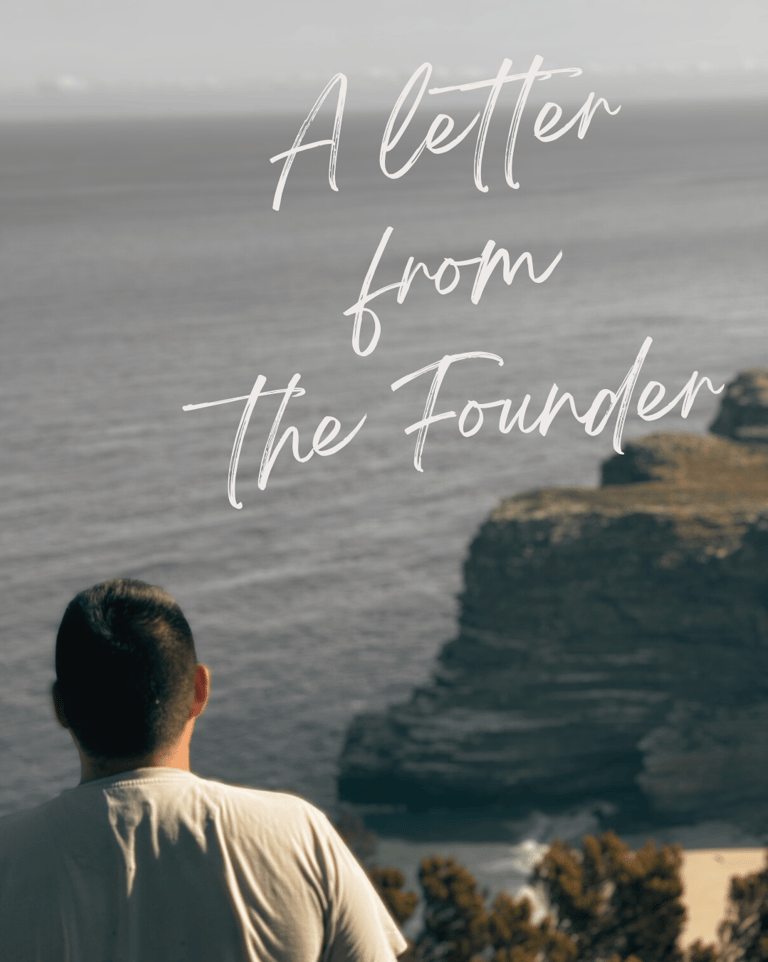 a letter from founder