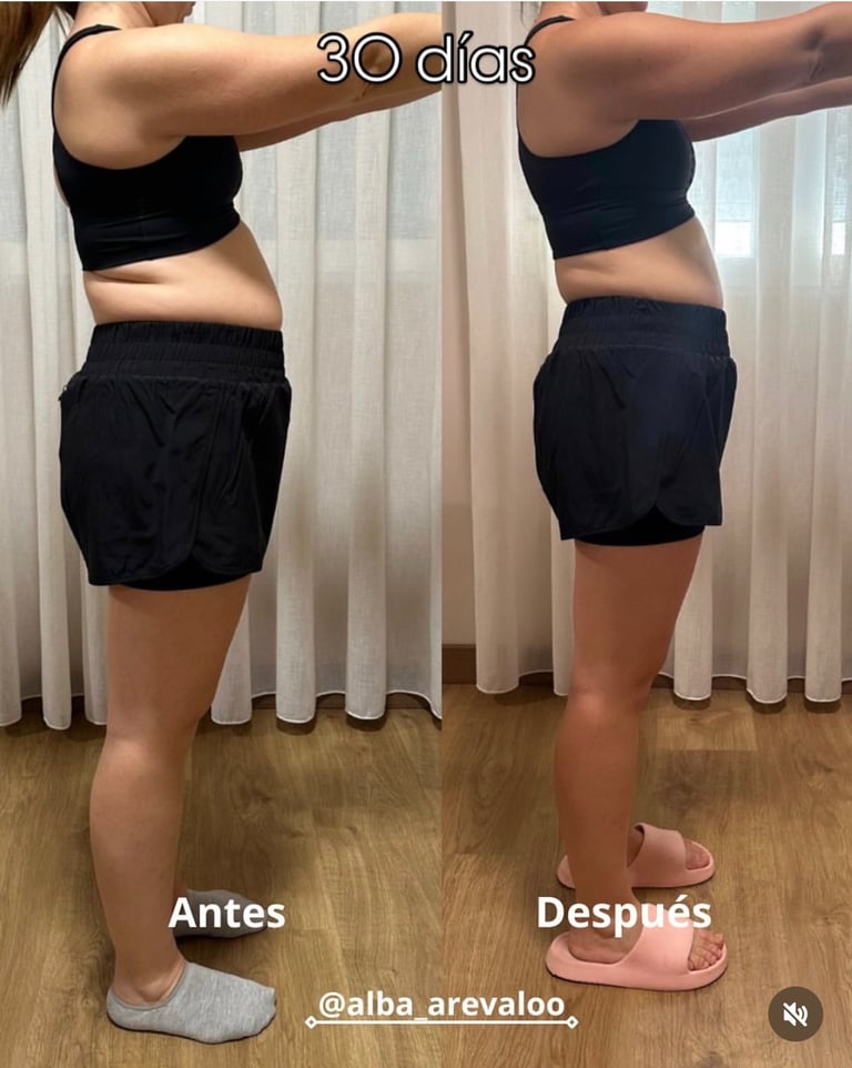 Resultado real método Mamasota: transformación de madre superando límites físicos y mentales