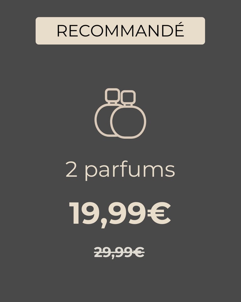 2 parfums pour 19.99€