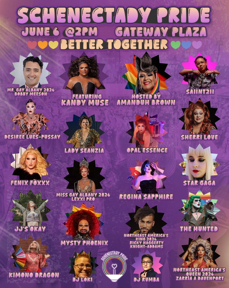 Schenectady Pride @ Gateway Plaza on June 6th!