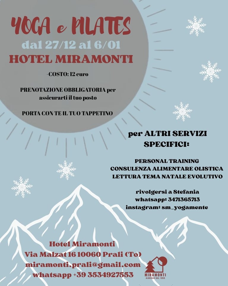yoga e pilates a prali