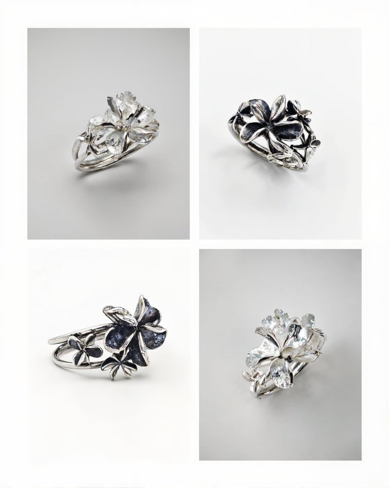 Flower Power ring Workshop is a great jewelry class that focuses on soldering at Mountain Gems