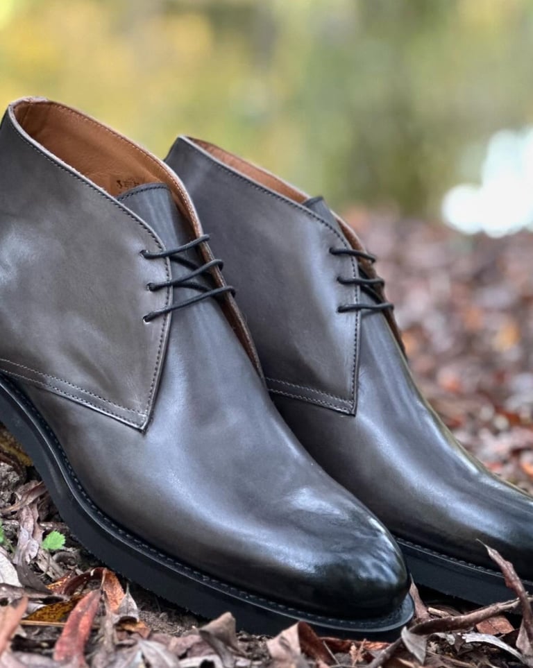 Boots lacet homme haut de gamme