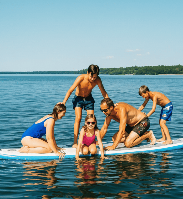 WolfsRudel 5er Paket Familie auf SUP