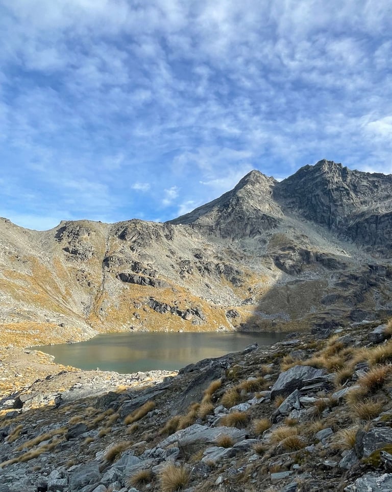 Trekking a Lake Alta
