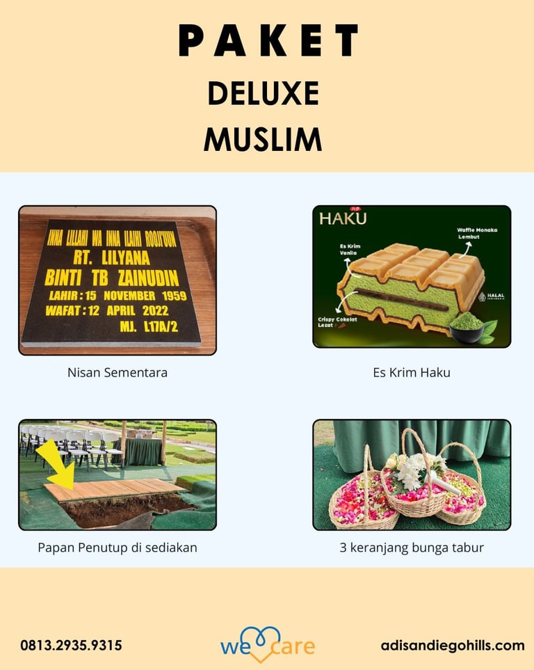 San Diego Hill Memorial Park Paket Deluxe Muslim Ekslusif