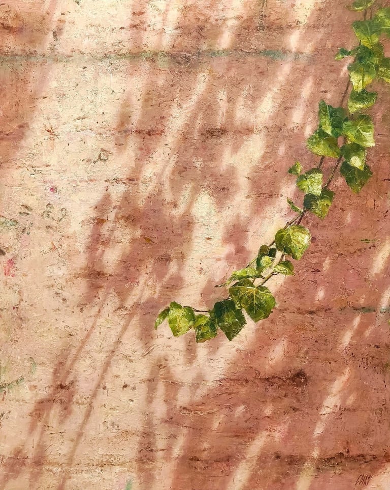 RED WALL 81 X 65 