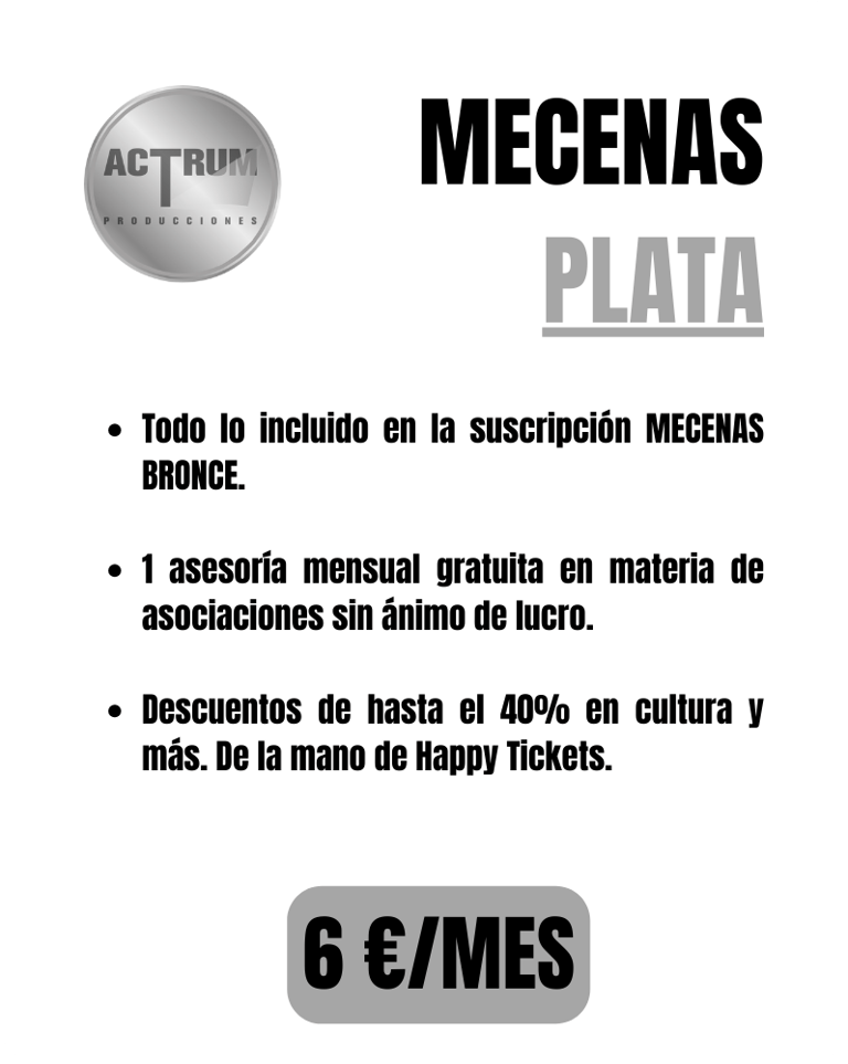 mecenas plata actrum