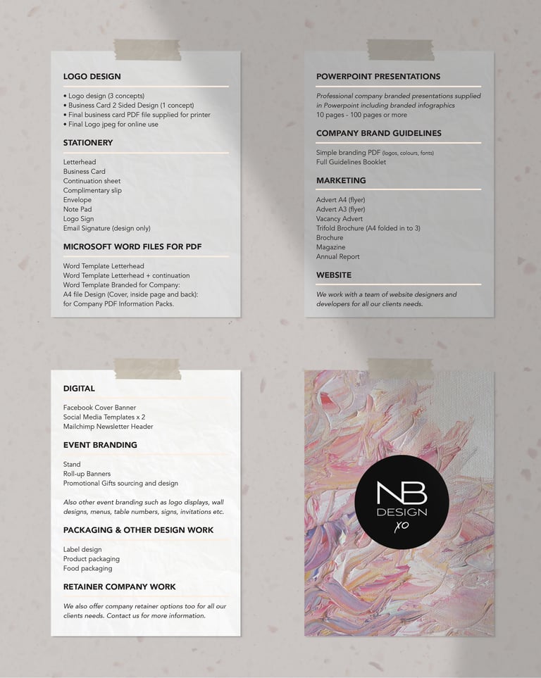 Graphic design services