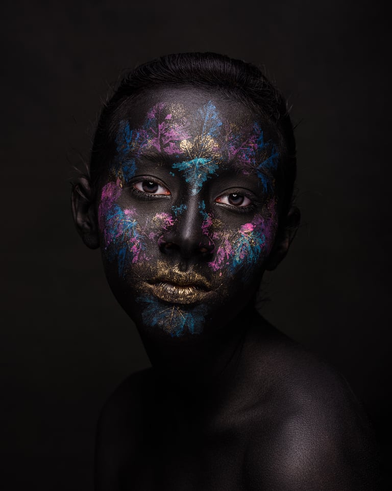 Nottingham creative portrait photographer makeup