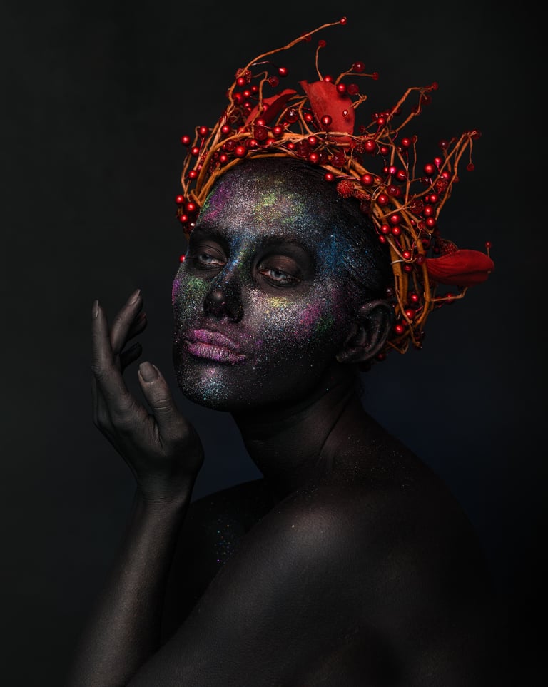 Nottingham creative portrait photographer best, makeup, photography