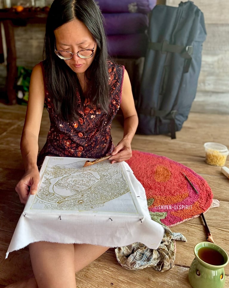 shuenlispirit, batik artist, netherlands, batik artisan, batiking, batikmaking, batikart, canting