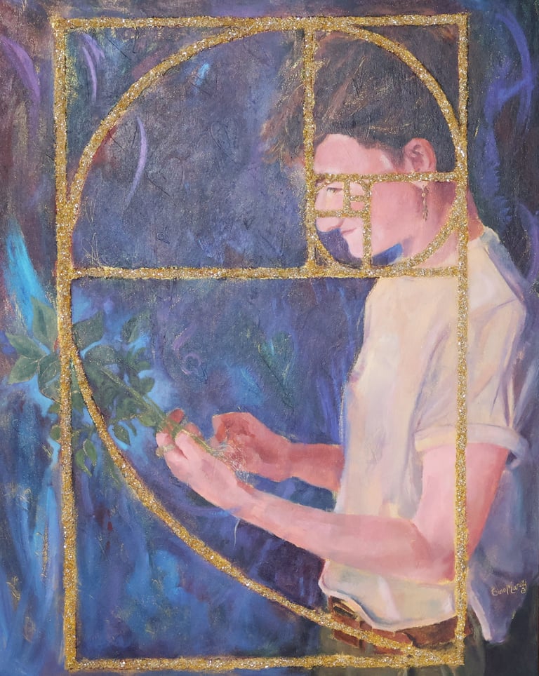 Fine art portrait designed as a daily reminder of sacred identity