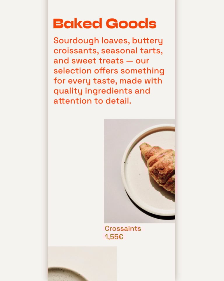 Webdesign-Layout im Markenstil