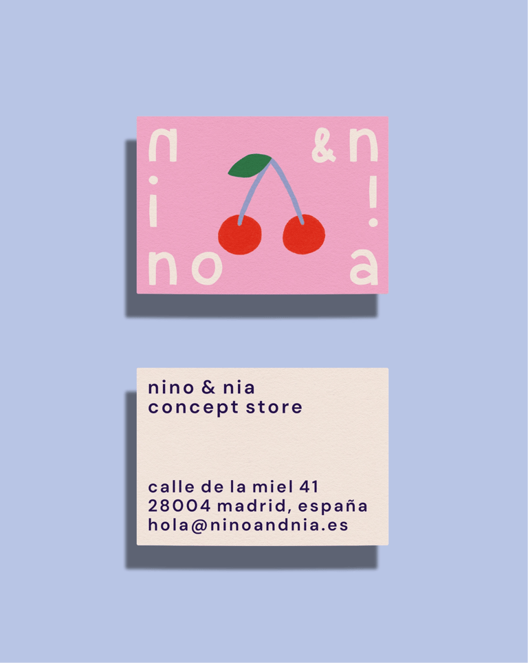 Kreative Visitenkarte handgezeichneter Typografie und Illustration