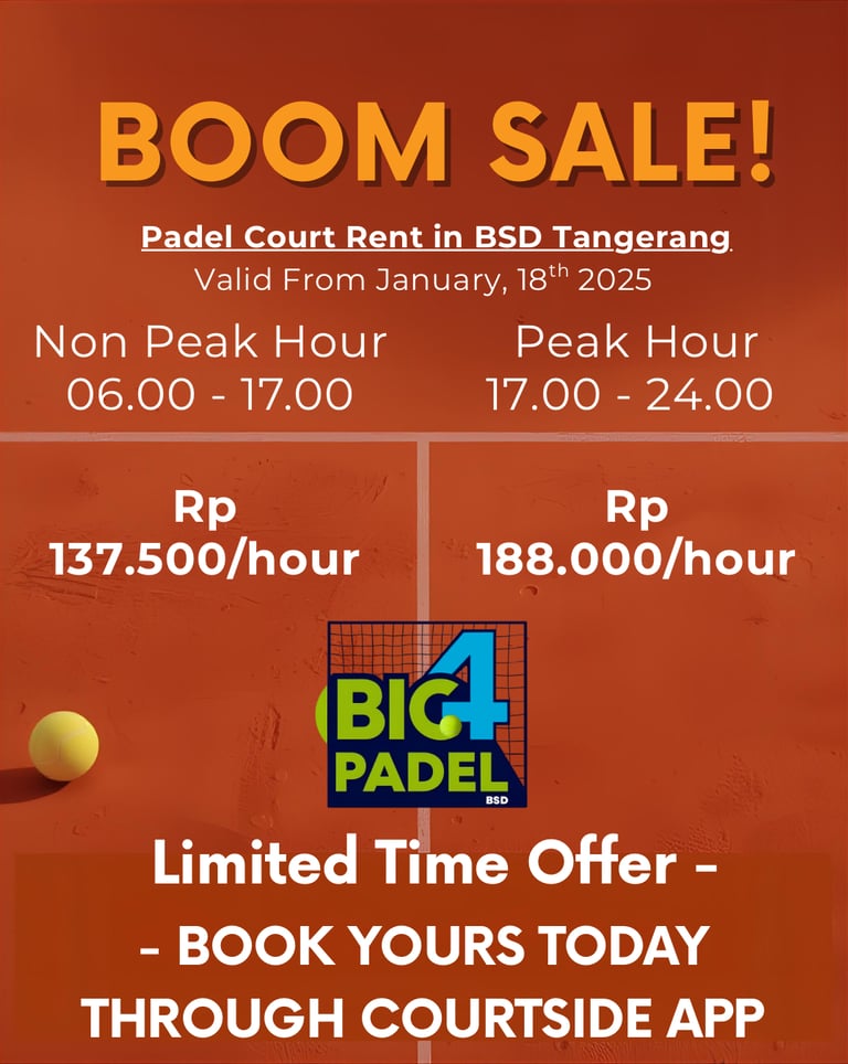 promo mabar padel bsd