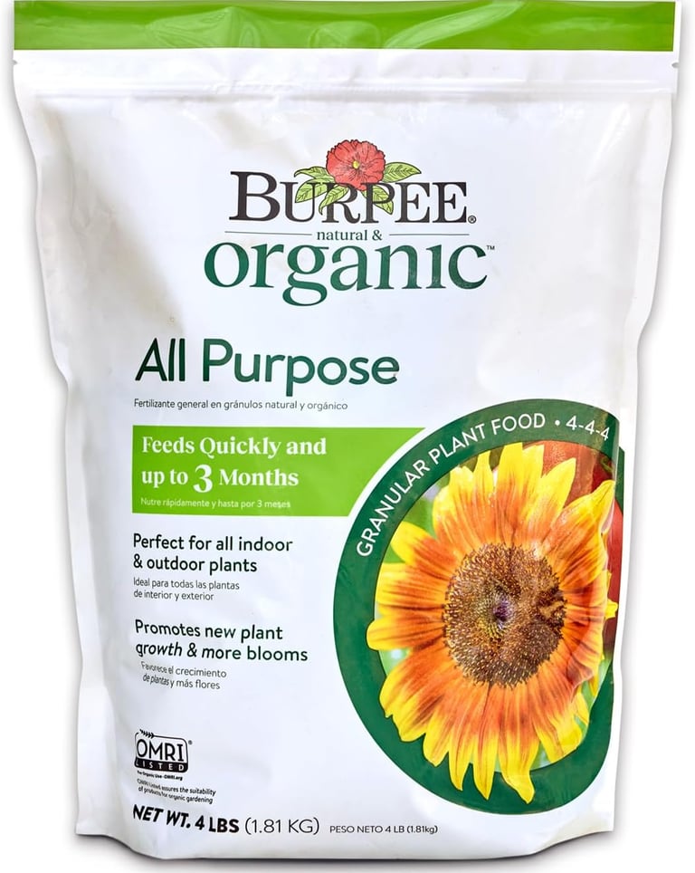 Burpee Natural Purpose Granular 4-Lb Organic