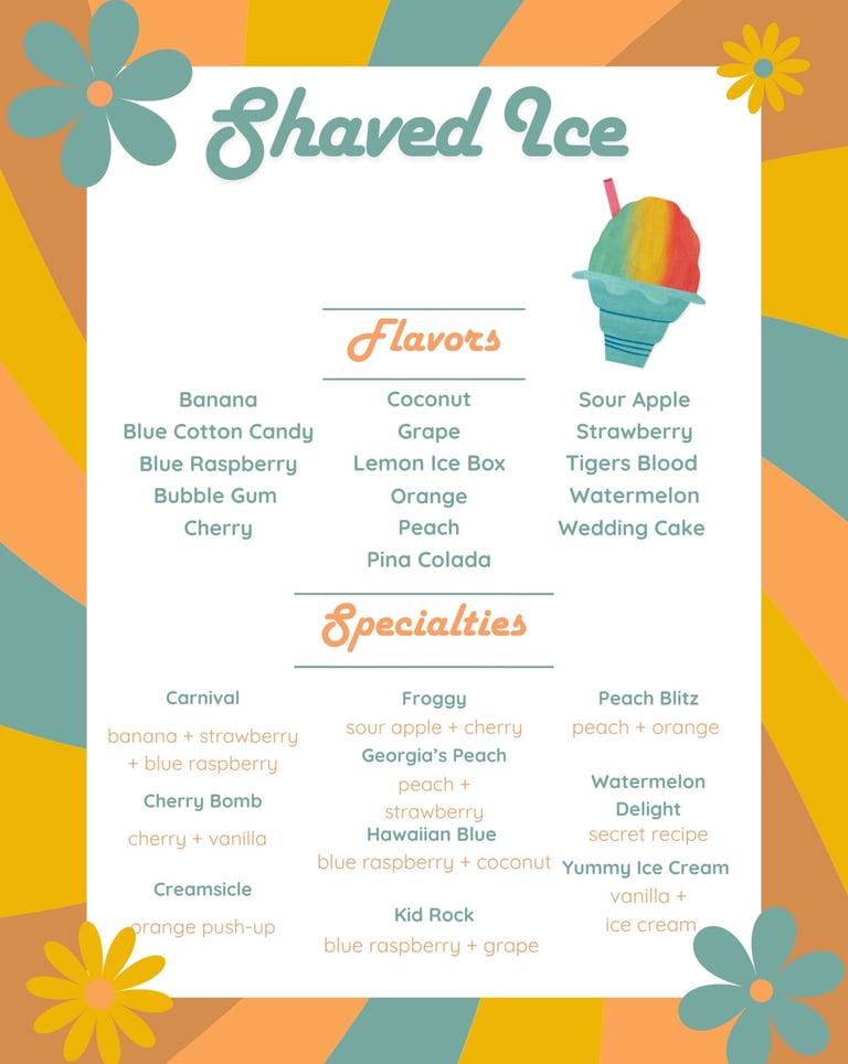 The Bean Shaved Ice Parties 