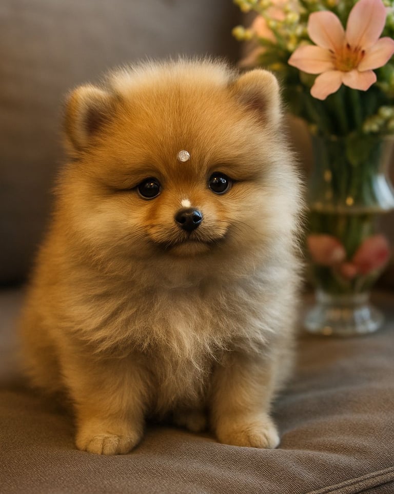 Spitz Alemão Lulu da Pomerânia filhote saudável e vacinado Pipper Dog Canil Premium