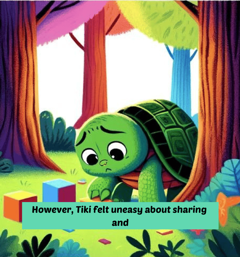Tiki the Turtle book page