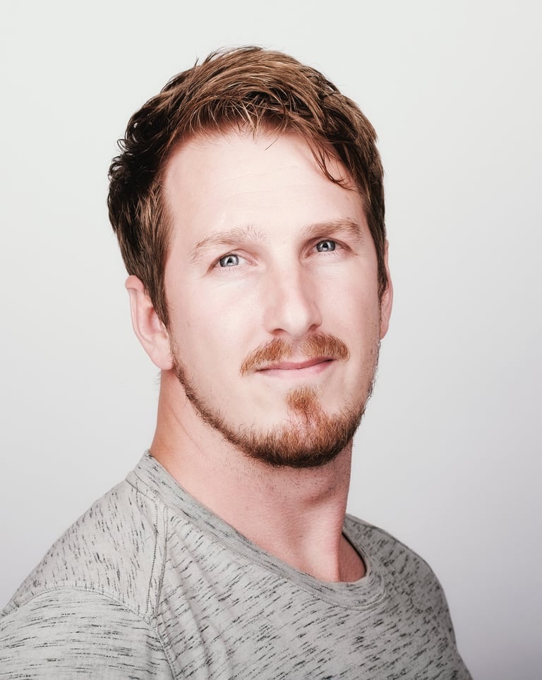 portrait a man with a beard LinkedIn profile picture