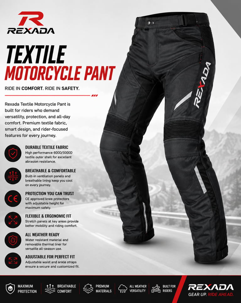 Motocycle Textile Pants
