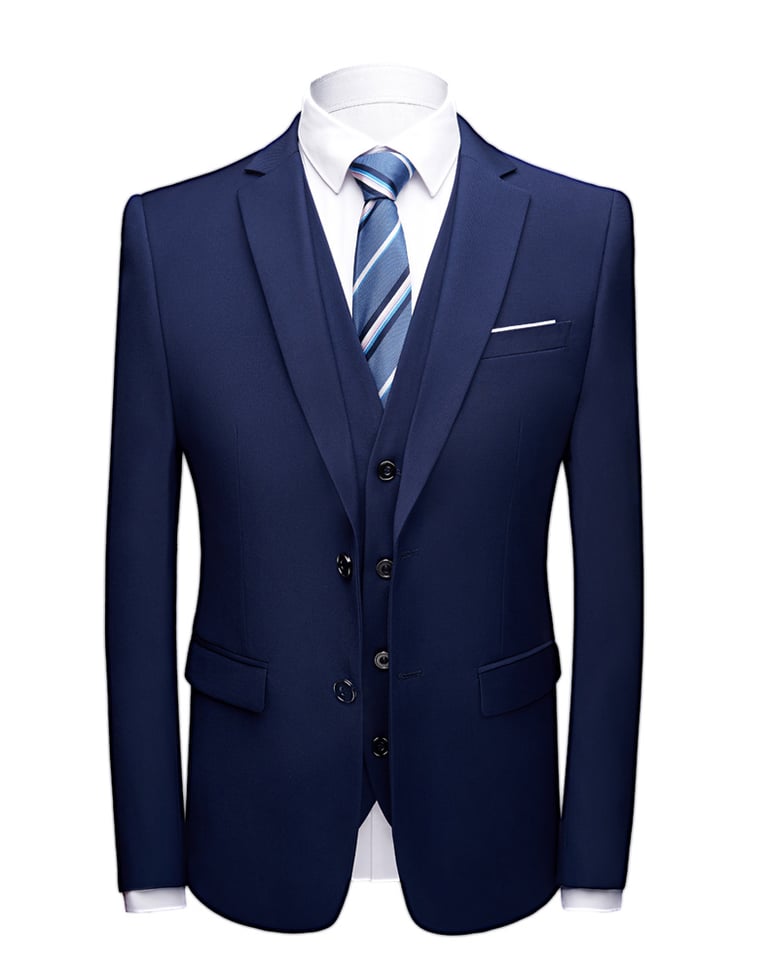 TRAJE PARA CABALLERO SACO CHALECO Y CORBATA