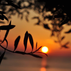 Sunset From John's Guesthouse in Ksamil