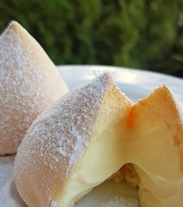 Tette delle monache | soft Apulian egg bread buns filled with creamy