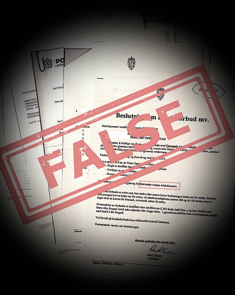 صلاح حسن السعدي، قطر الندى عدنان عبد الحسين، فريدريسكتاد النرويج  