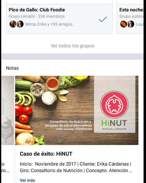 HINUT. Nutrición. Emprendimiento