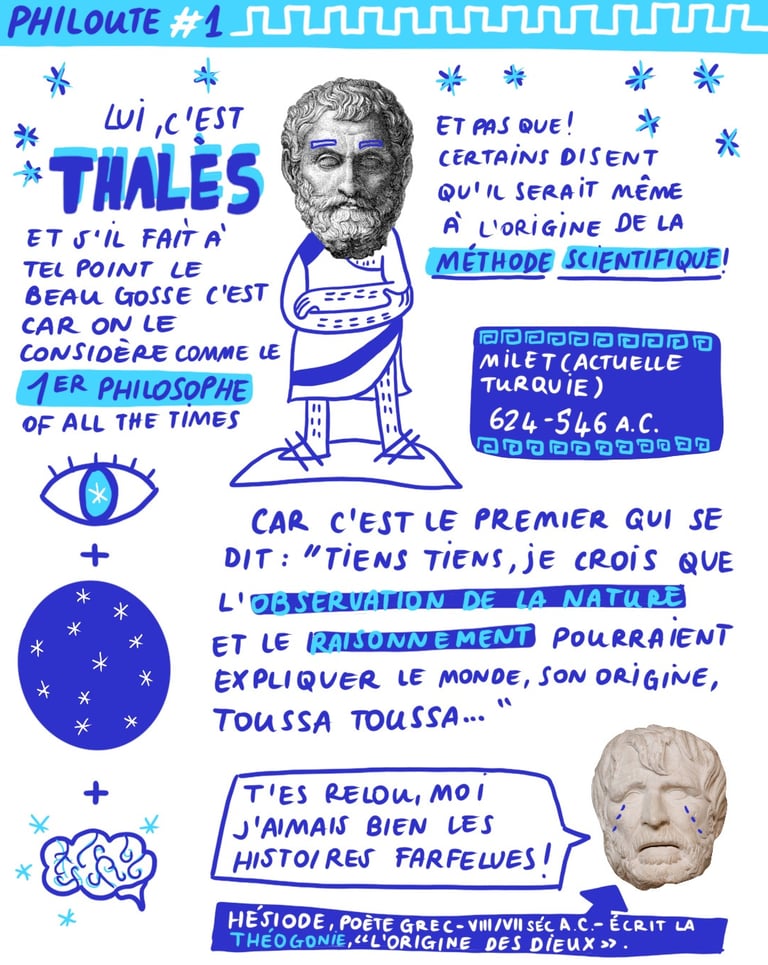 a poster with a drawing of a man with a beard